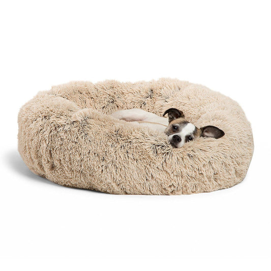 Deep Sleep Plush Round Pet Litter Mat Cat Litter Dog Litter Large, Medium And Small Dogs